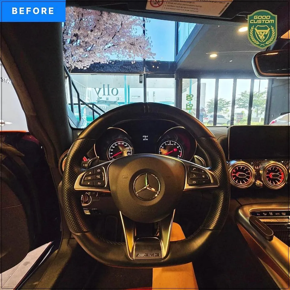Mercedes-Benz AMG GT C190 steering wheel - Mercedes-Benz AMG GT Steering Wheel Customization Review photo 5