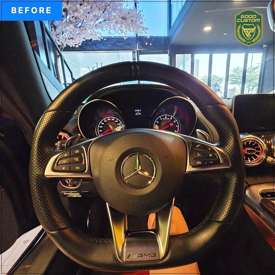 Mercedes-Benz AMG GT C190 steering wheel - Mercedes-Benz AMG GT Steering Wheel Customization Review photo 6