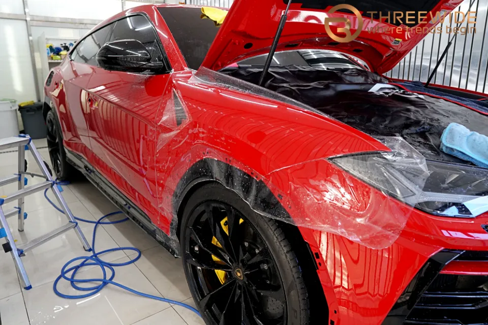 Lamborghini Urus PPF施工事例｜韓国での実例と費用目安 施工写真 2-3