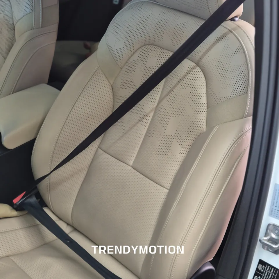 Polestar 2 interior customization - Polestar 2 Interior Customization: Swedish Gold Seatbelts photo 3