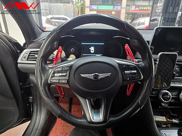 Genesis G70 steering wheel installation result