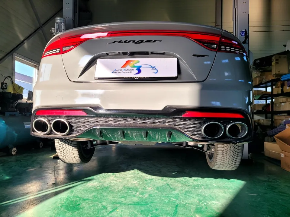 Kia Stinger Exhaust & Intake Upgrade Review: Black Gloss Tips photo 2