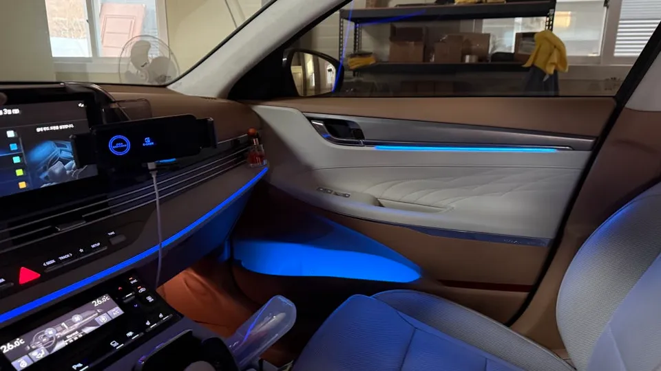 Hyundai Grandeur IG ambient lighting - Hyundai Grandeur IG Ambient Lighting Review — Enhanced Interior M photo 4