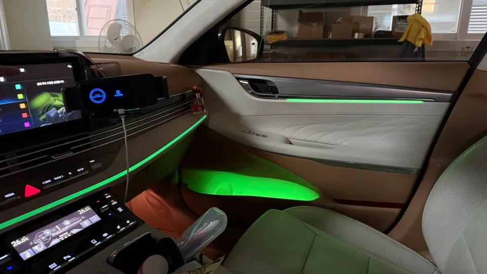 Hyundai Grandeur IG ambient lighting - Hyundai Grandeur IG Ambient Lighting Review — Enhanced Interior M photo 5