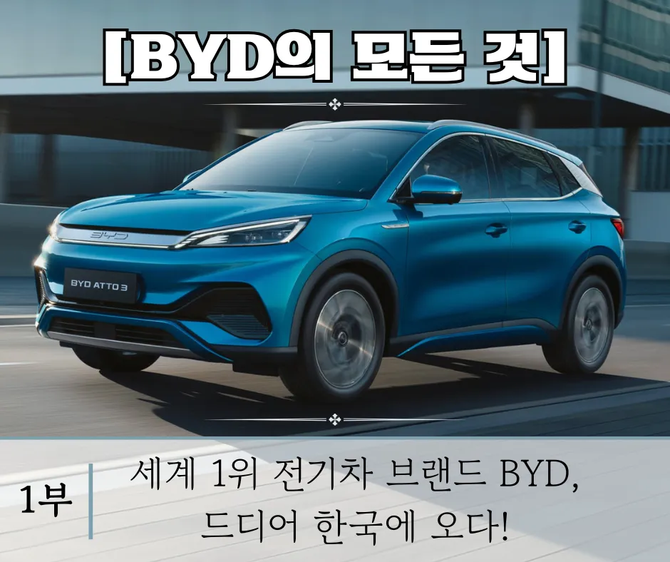 BYD Atto 3 car accessories installation result