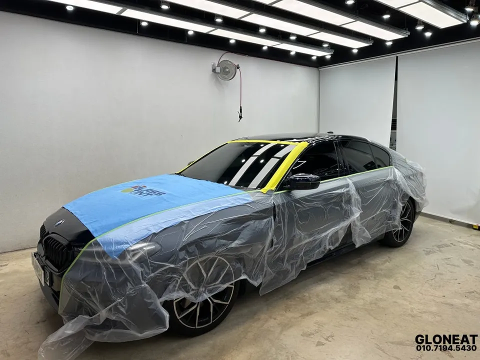 BMW 5 Series window tinting - BMW 5 Series Window Tinting Review: Sunset Film photo 5