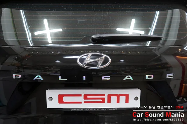 Hyundai Palisadeのカーオーディオ施工事例 施工写真 1-1