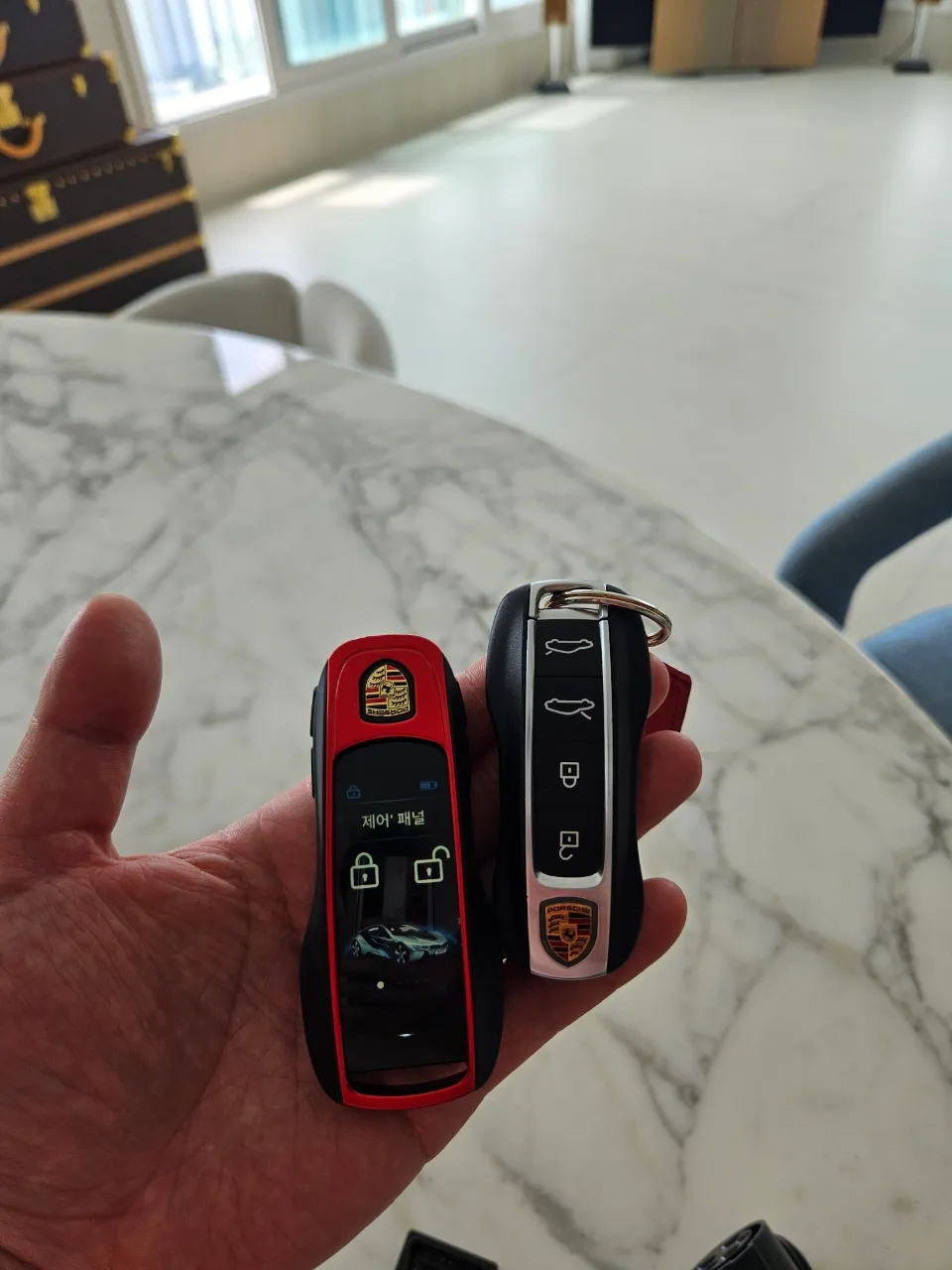 Porsche Taycan oem options installation result