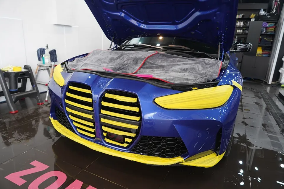 BMW M3のPPF施工事例|費用目安と仕上がり 施工写真 2-1