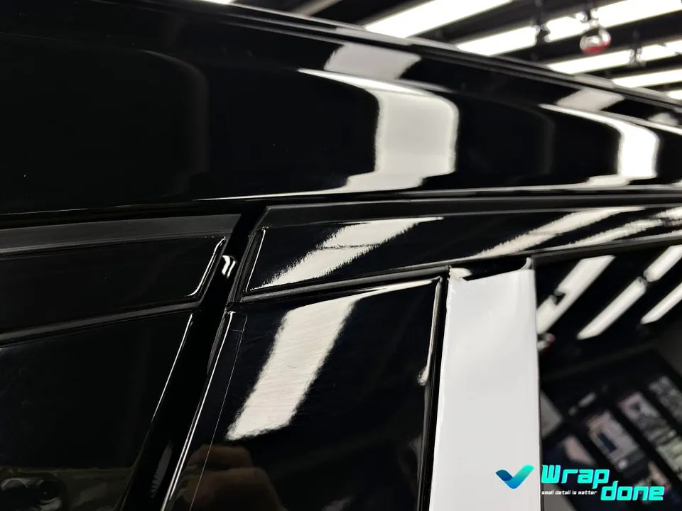 Hyundai Palisade vinyl wrap installation result