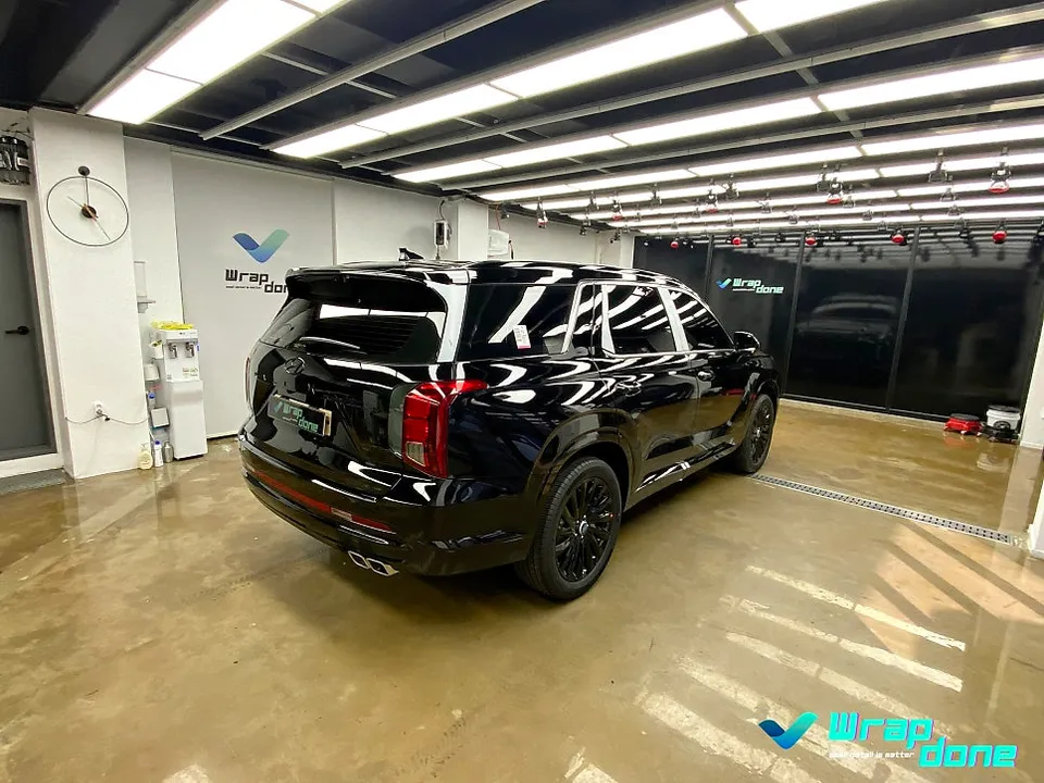 Hyundai Palisade vinyl wrap - Hyundai Palisade Vinyl Wrap Installation Review — Cost photo 3