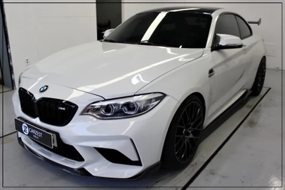 BMW M2 F87 vinyl wrap - BMW M2 F87 Vinyl Wrap Review — Black Brush Full Body photo 4