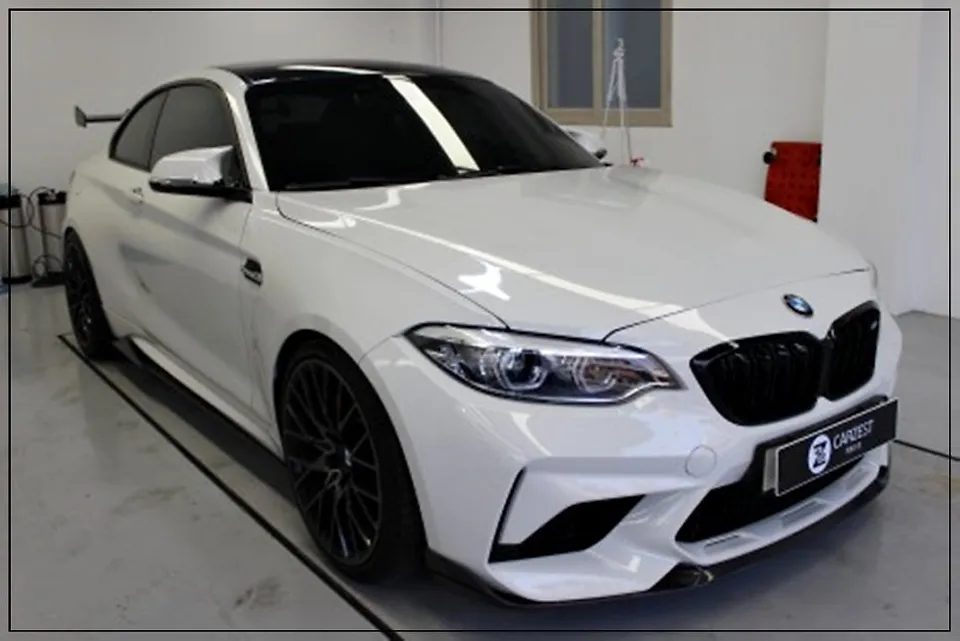BMW M2 F87 vinyl wrap - BMW M2 F87 Vinyl Wrap Review — Black Brush Full Body photo 5