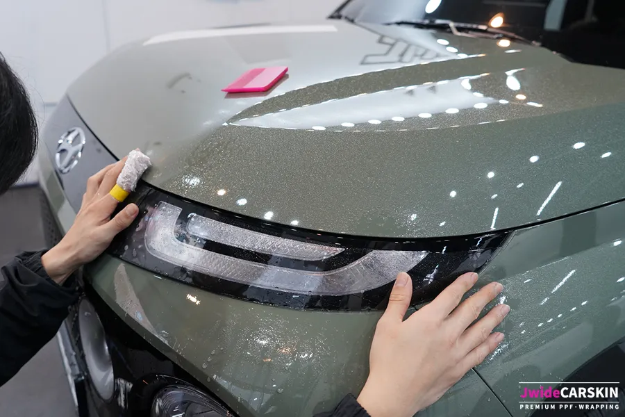 Hyundai CasperのPPF施工事例 施工写真 6
