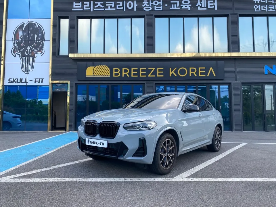 BMW X4 PPF施工事例|韓国での実例紹介 施工写真 2-1