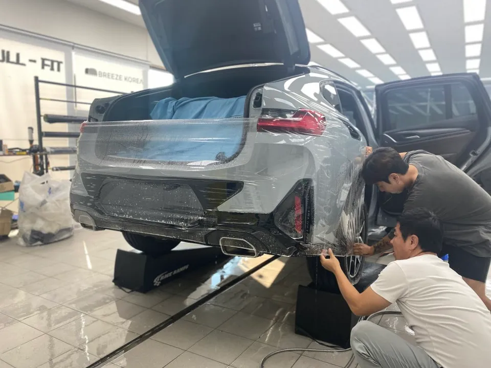 BMW X4 PPF施工事例|韓国での実例紹介 施工写真 3-2