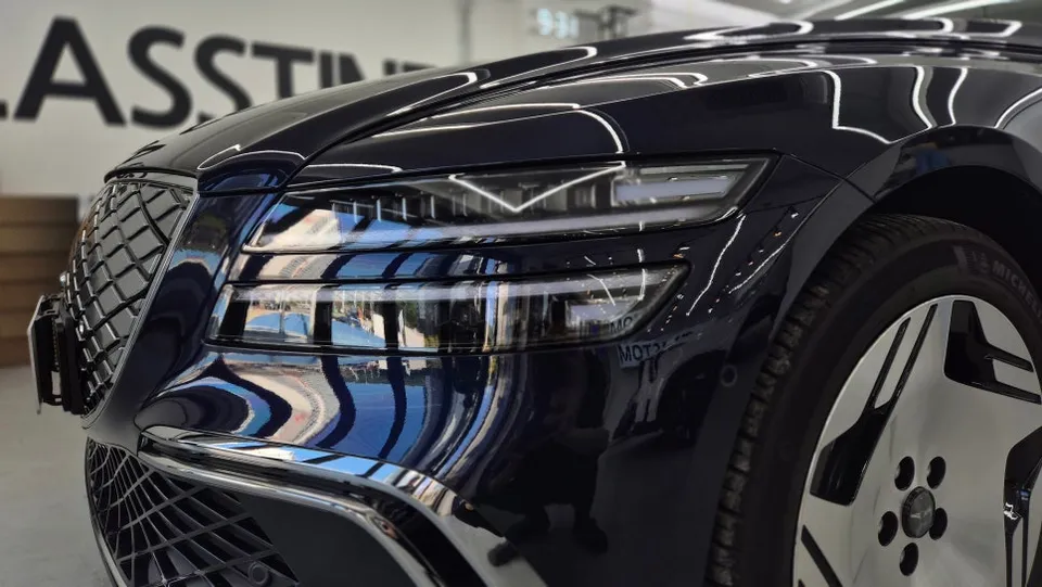 Genesis G80 PPF施工事例｜費用目安と仕上がり 施工写真 3-1