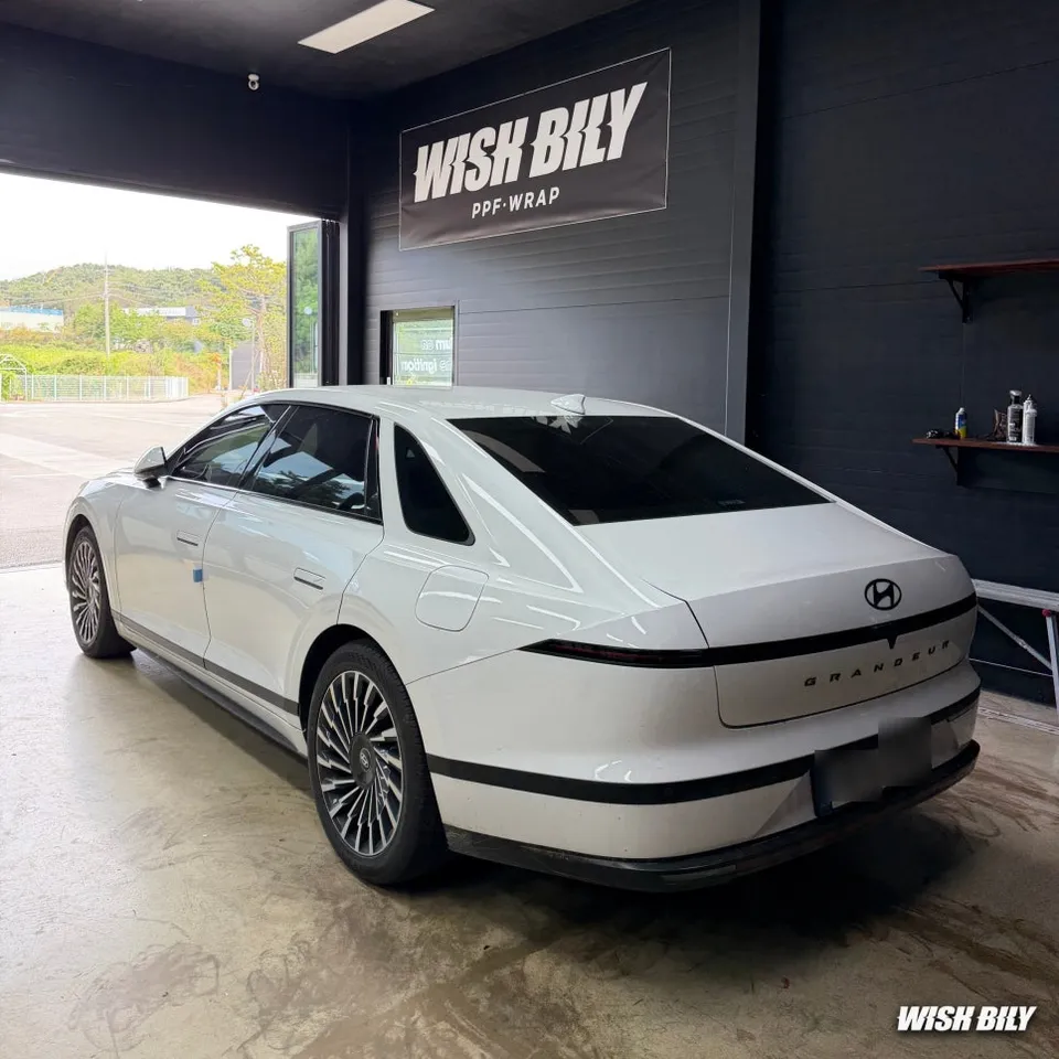 Hyundai Azera PPF施工事例｜費用目安と仕上がり 施工写真 1-2