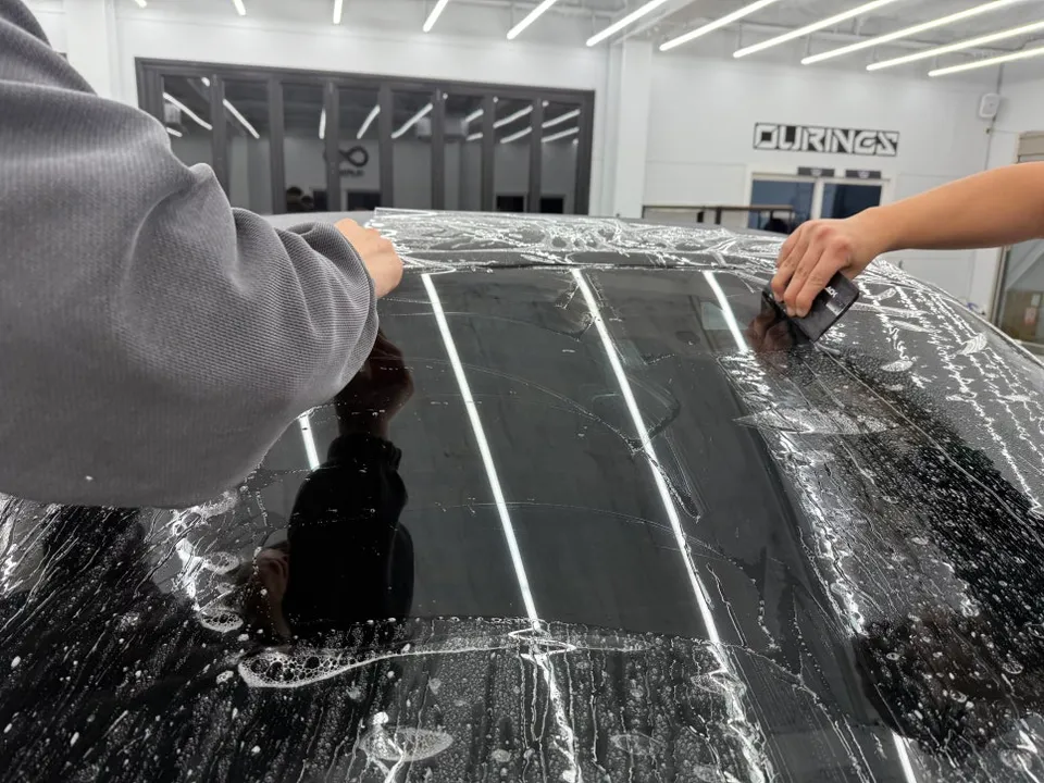 ポルシェ911のガラスコーティング事例｜韓国での施工と仕上がり 施工写真 3-3