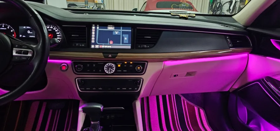 Kia K7 ambient lighting - Kia K7 Ambient Lighting Review: Cost & Results photo 3