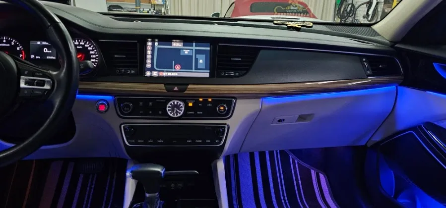 Kia K7 ambient lighting - Kia K7 Ambient Lighting Review: Cost & Results photo 4
