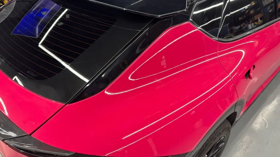 Kia EV6 vinyl wrap - Kia EV6 Vinyl Wrap Review: Hot Pink Color Change Cost & Results photo 4