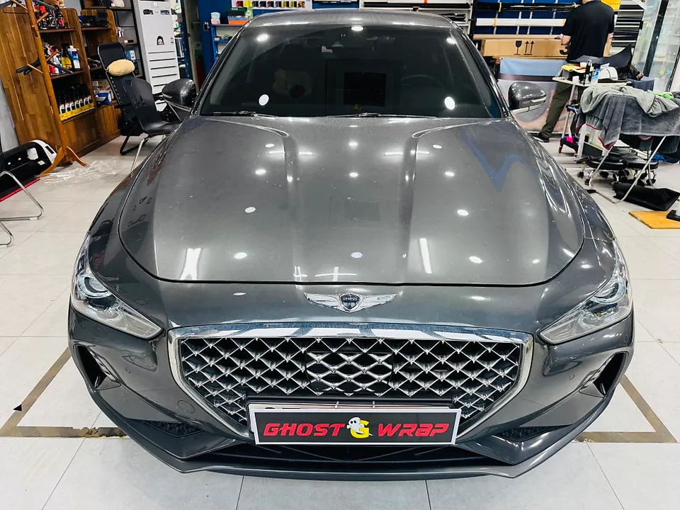 Genesis G70 ghost door - Genesis G70 Ghost Door Review — Black Emblem Upgrade photo 3