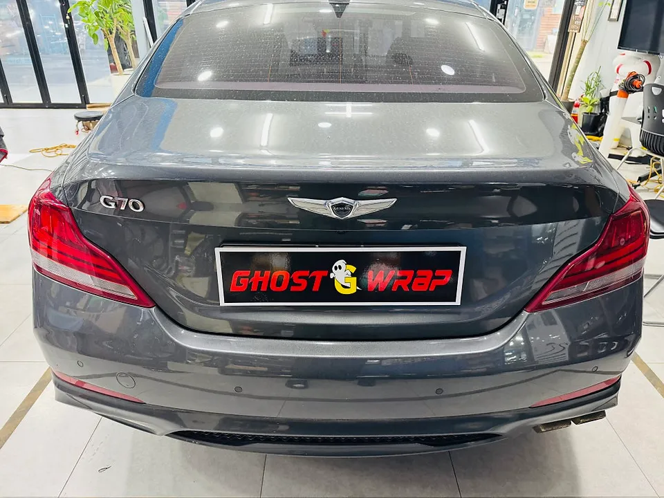 Genesis G70 ghost door - Genesis G70 Ghost Door Review — Black Emblem Upgrade photo 4