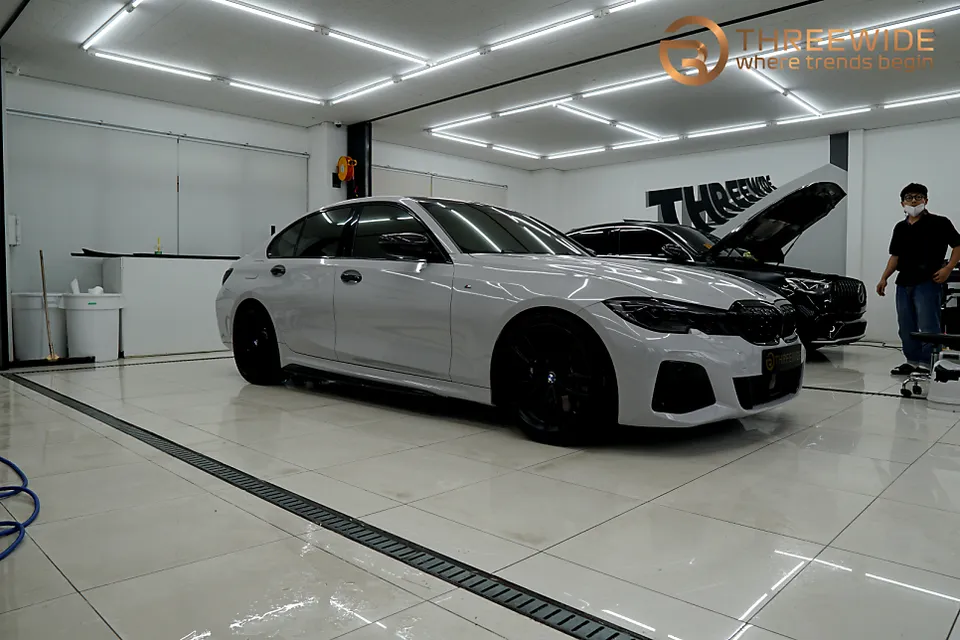 BMW 3 Series G20 カーラッピング事例|費用目安・仕上がり 施工写真 3-2