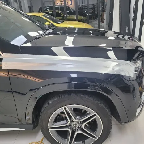 Mercedes-Benz GLS vinyl wrap - Mercedes-Benz GLS Vinyl Wrap Review: Maybach Style Transformation photo 4