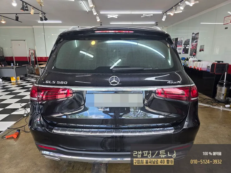 Mercedes-Benz GLS 580のカーラッピング事例|費用目安・仕上がり 施工写真 4-1