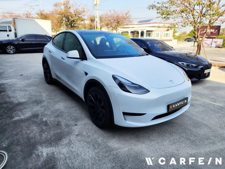 Tesla Model Y new car package installation result