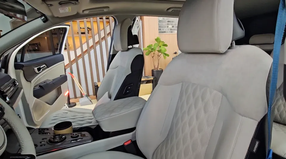 Kia Sportage NQ5 seat ventilation installation result