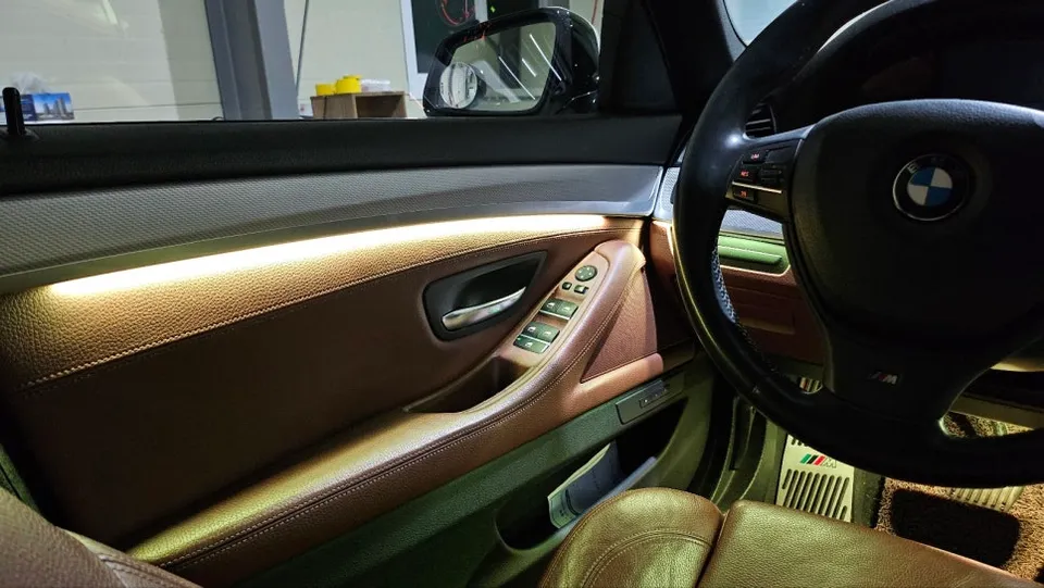 BMW 5 Series ambient lighting - BMW 5 Series Ambient Lighting Upgrade Review — Enhanced Interior photo 3