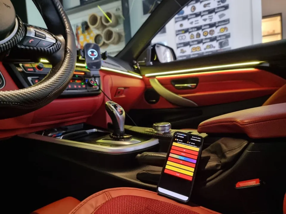 BMW 4 Series Convertible ambient lighting - BMW 4 Series Convertible Ambient Lighting Review — Cost & Results photo 3