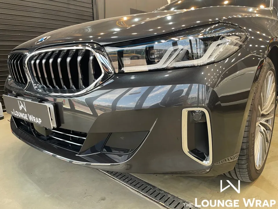 BMW 6 Series GTのPPF施工事例|クロームメッキ保護 施工写真 1-3