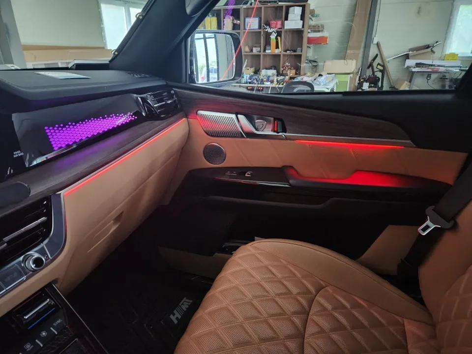 Kia Mohave The Master ambient lighting - Kia Mohave The Master Ambient Lighting Review — Cost & Results photo 5