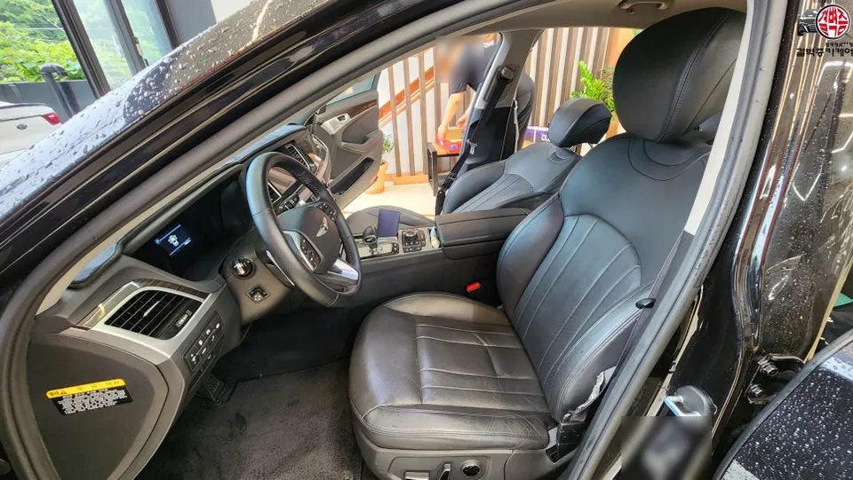 Genesis G80 seat ventilation installation result