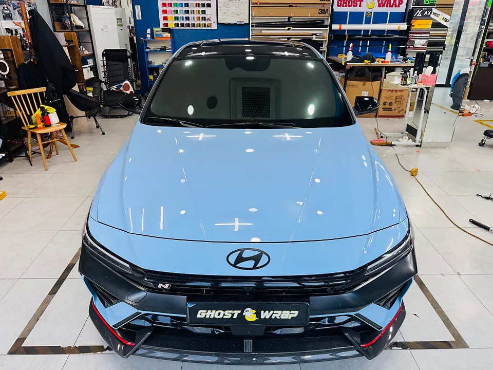Hyundai Elantra NのPPF施工事例|費用目安と仕上がり 施工写真 3-2