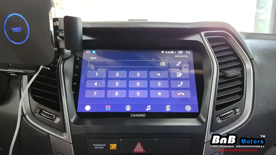Hyundai Santa Fe DMのAndroid Auto・CarPlay取付事例 施工写真 4-2
