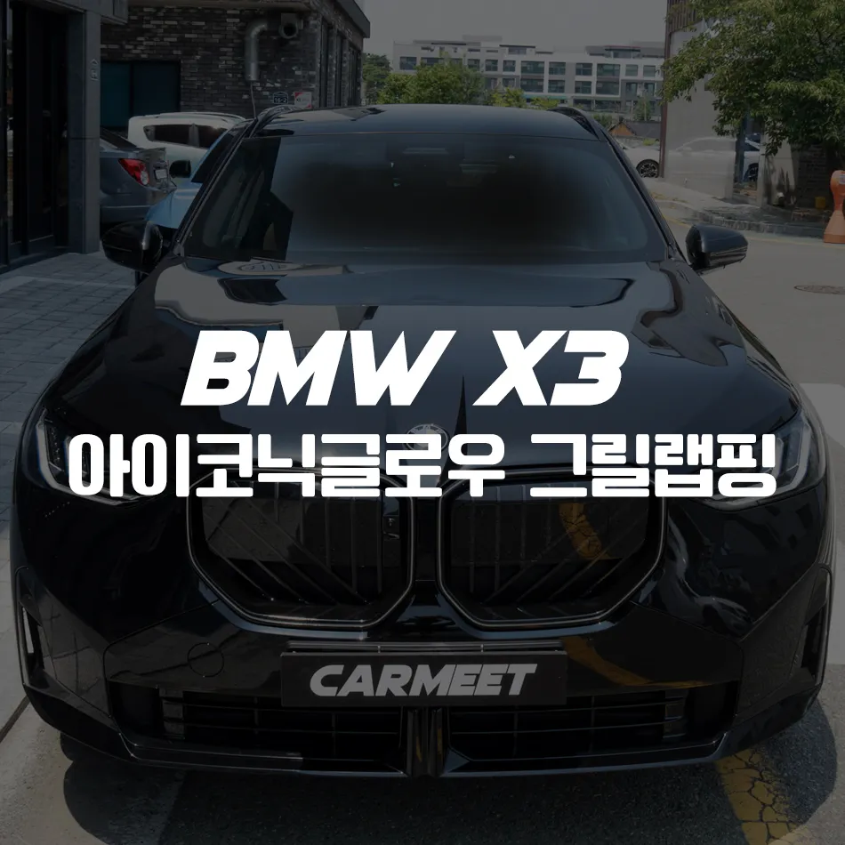 BMW X3 vinyl wrap installation result