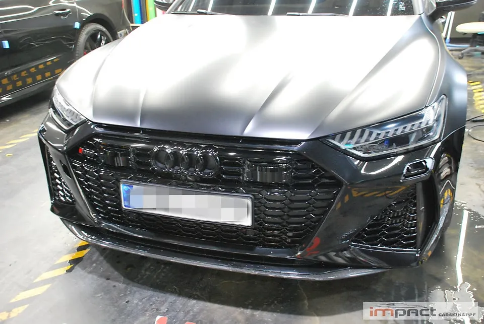 Audi RS7の無光PPF施工事例|費用目安と仕上がり 施工写真 1-1