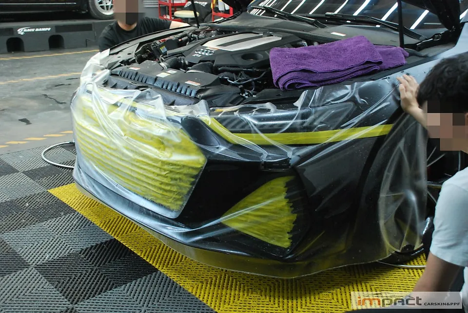 Audi RS7の無光PPF施工事例|費用目安と仕上がり 施工写真 3-1