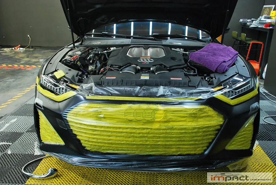 Audi RS7の無光PPF施工事例|費用目安と仕上がり 施工写真 2-2