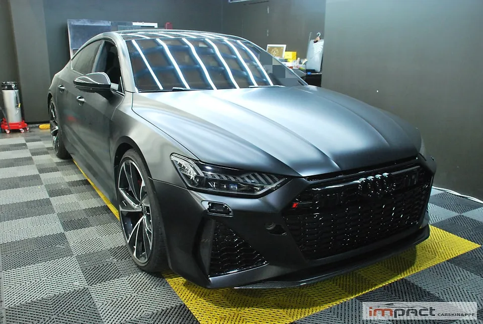 Audi RS7の無光PPF施工事例|費用目安と仕上がり 施工写真 2-3