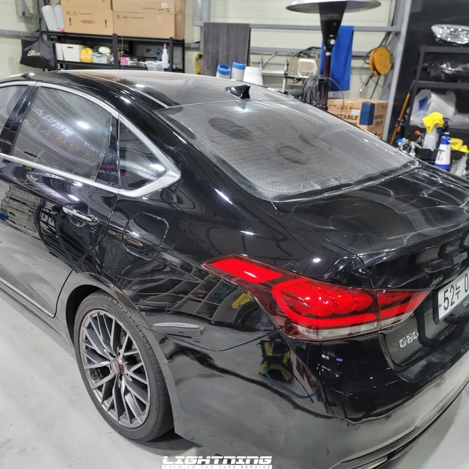 Genesis G80のPPF施工事例｜費用目安と仕上がり 施工写真 3-3