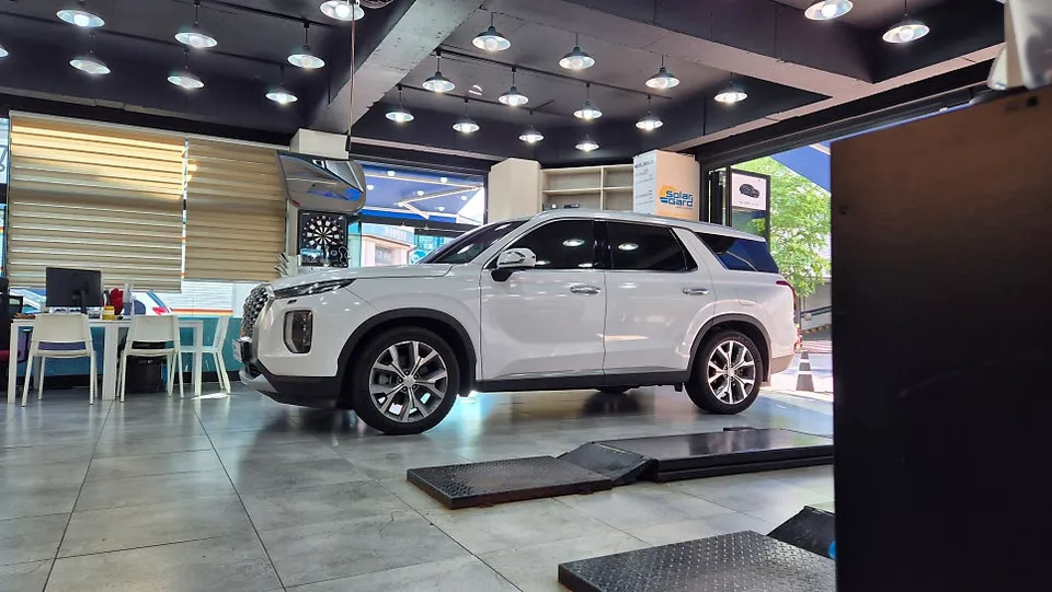 Hyundai Palisade body kit installation result