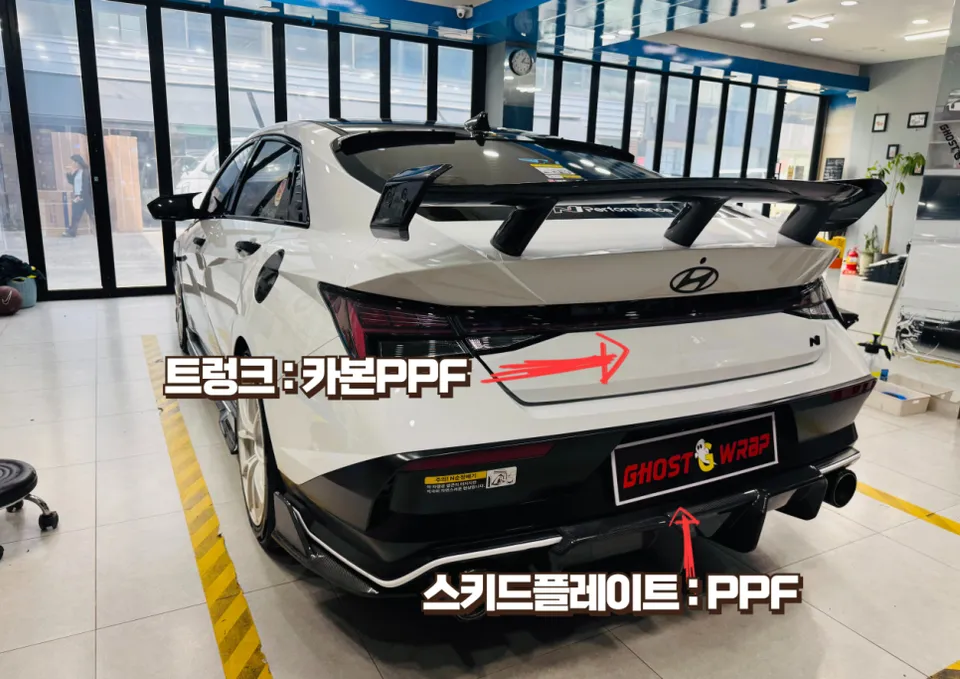 Hyundai Elantra N PPF施工事例｜費用目安・仕上がり 施工写真 3-1