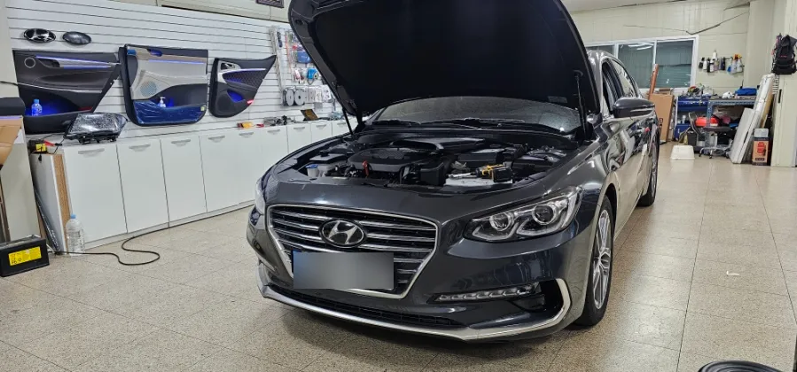 Hyundai Grandeur IG body kit installation result