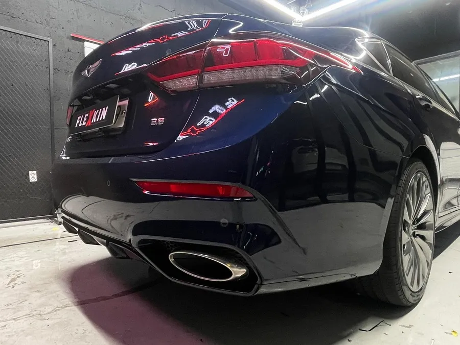 Genesis G80 PPF施工事例｜費用目安と仕上がり 施工写真 1-3